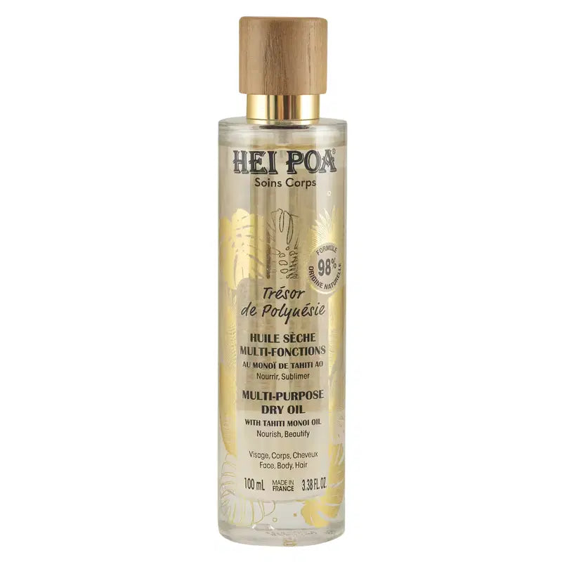 Hei Poa, Tresor De Polynesie, Monoiolja, Närande, Torrolja för kroppen, 100 ml