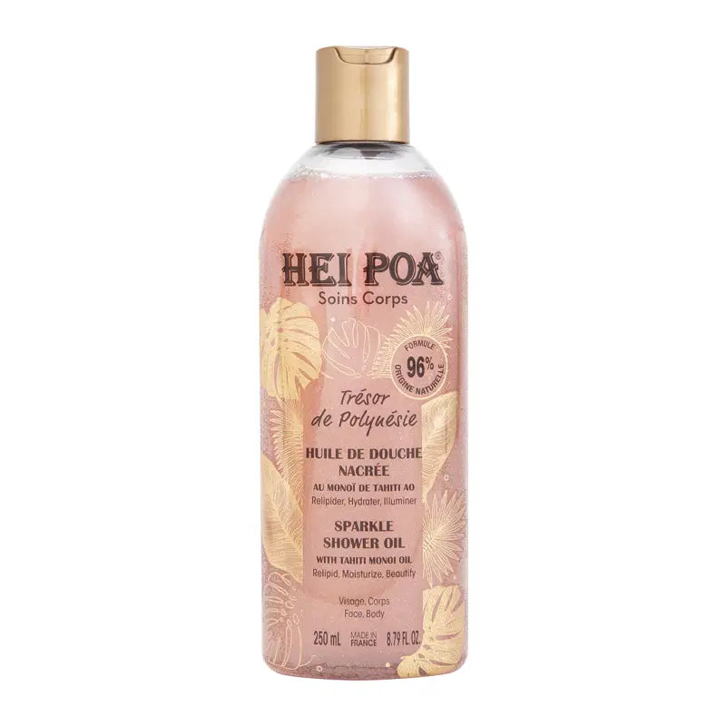 Hei Poa, Tresor De Polynesie, Skimrande, Duscholja, För alla hudtyper, 250 ml
