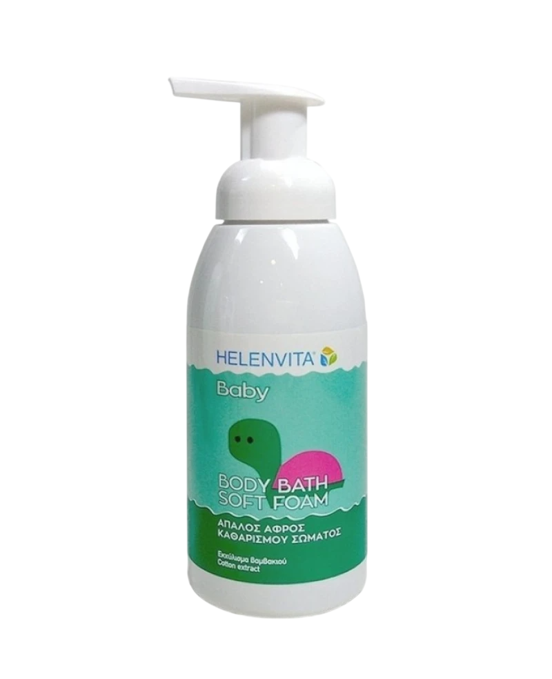Helenvita, Baby, Bomullsextrakt, Rengöring, Duschmousse, 400 ml