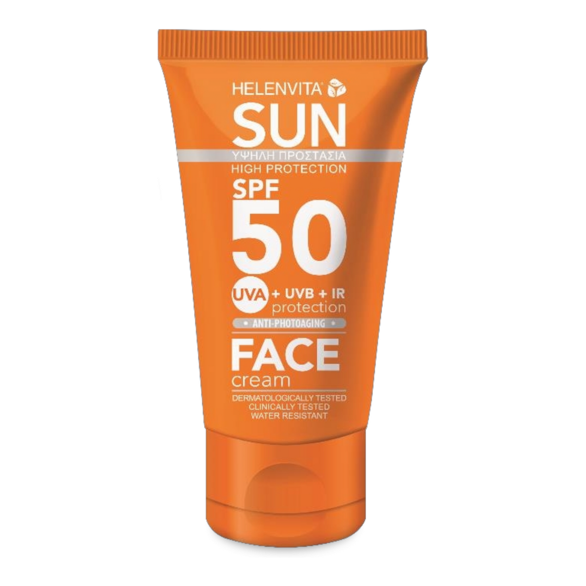 Helenvita, Sun, UVA- och UVB-skydd, Innan sol exponering, Grädde, För ansiktet, SPF 50, 50 ml