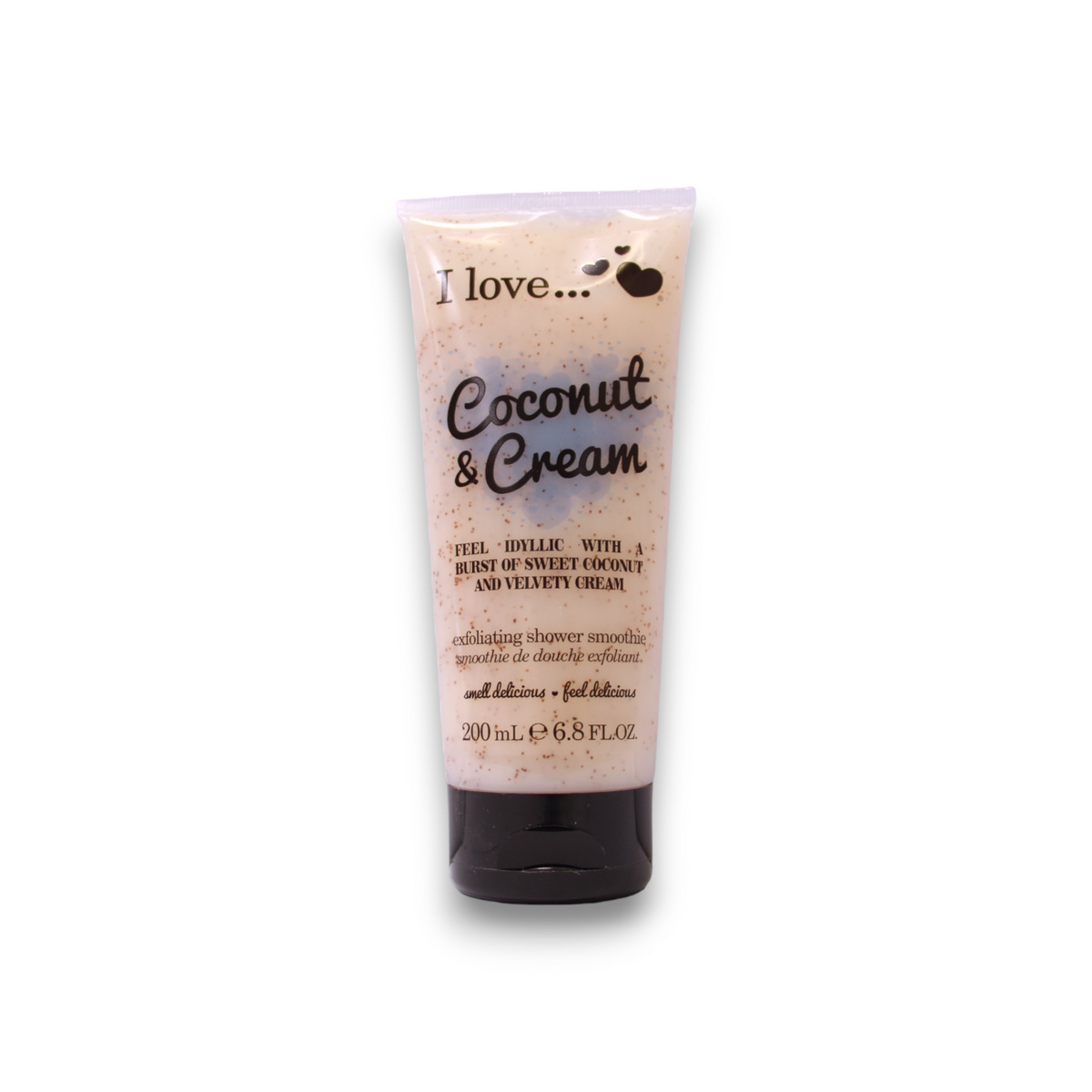 I Love, Coconut & Cream, Exfoliering, Duschgel, 200 ml