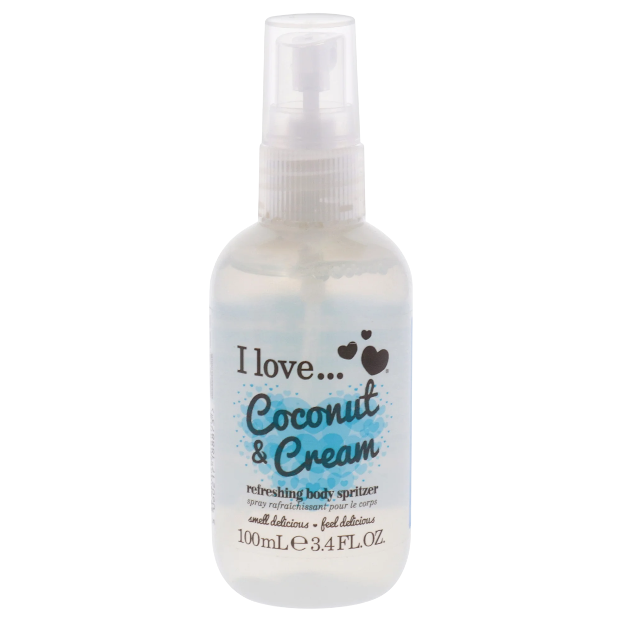 I Love, Coconut & Cream, Doftspray, För kvinnor, 100 ml
