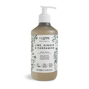 I Love, Naturals Collection, Lime, ingefära & kardemumma, Rengöring, Flytande tvål, För händer, 500 ml