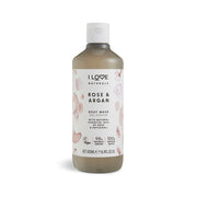 I Love, Naturals Collection, Vegan, Återfuktande, Ros & Argan, Duschkräm, 500 ml