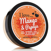 I Love, Mango & Papaya, Återfuktande, Kroppssmör, 200 ml