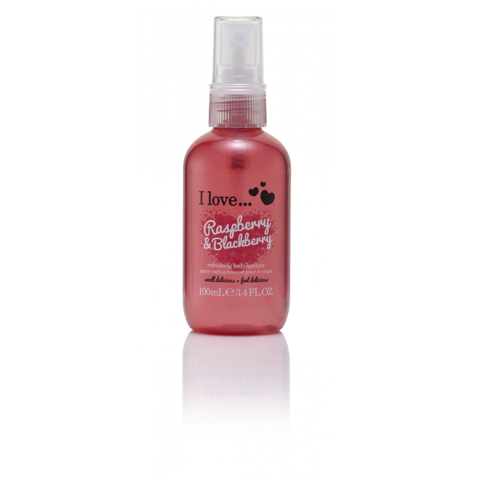 I Love, Raspberry & Blackberry, Doftspray, För kvinnor, 100 ml