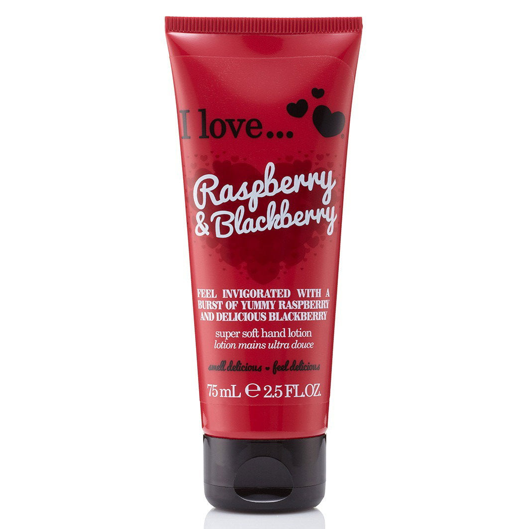 I Love, Raspberry & Blackberry, Återfuktande, Handlotion, 75 ml