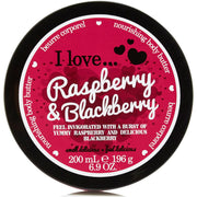 I Love, Raspberry & Blackberry, Hydra-närande, Kroppssmör, 200 ml