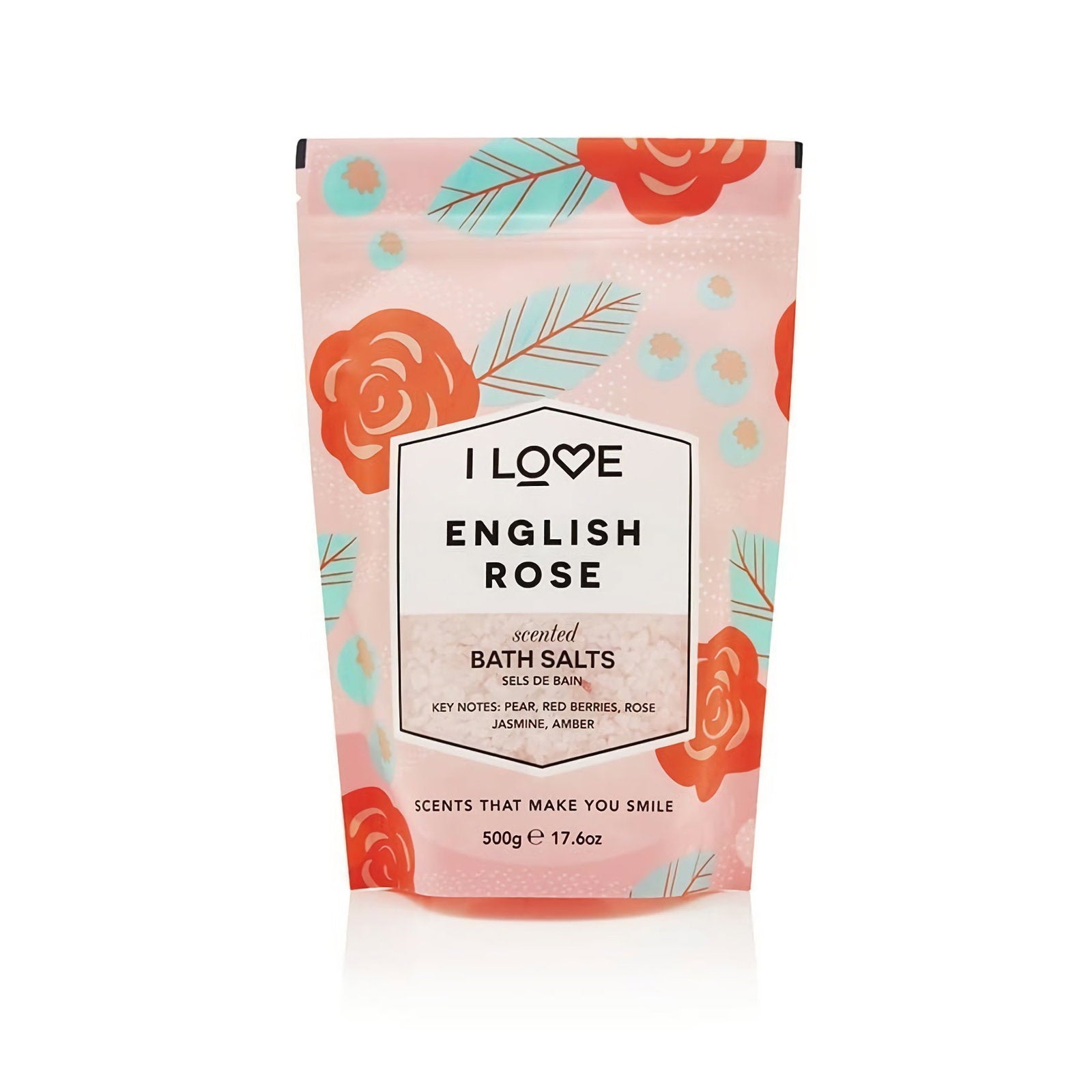 I Love, Signature Collection, Engelsk ros, Bad salt, 500 g