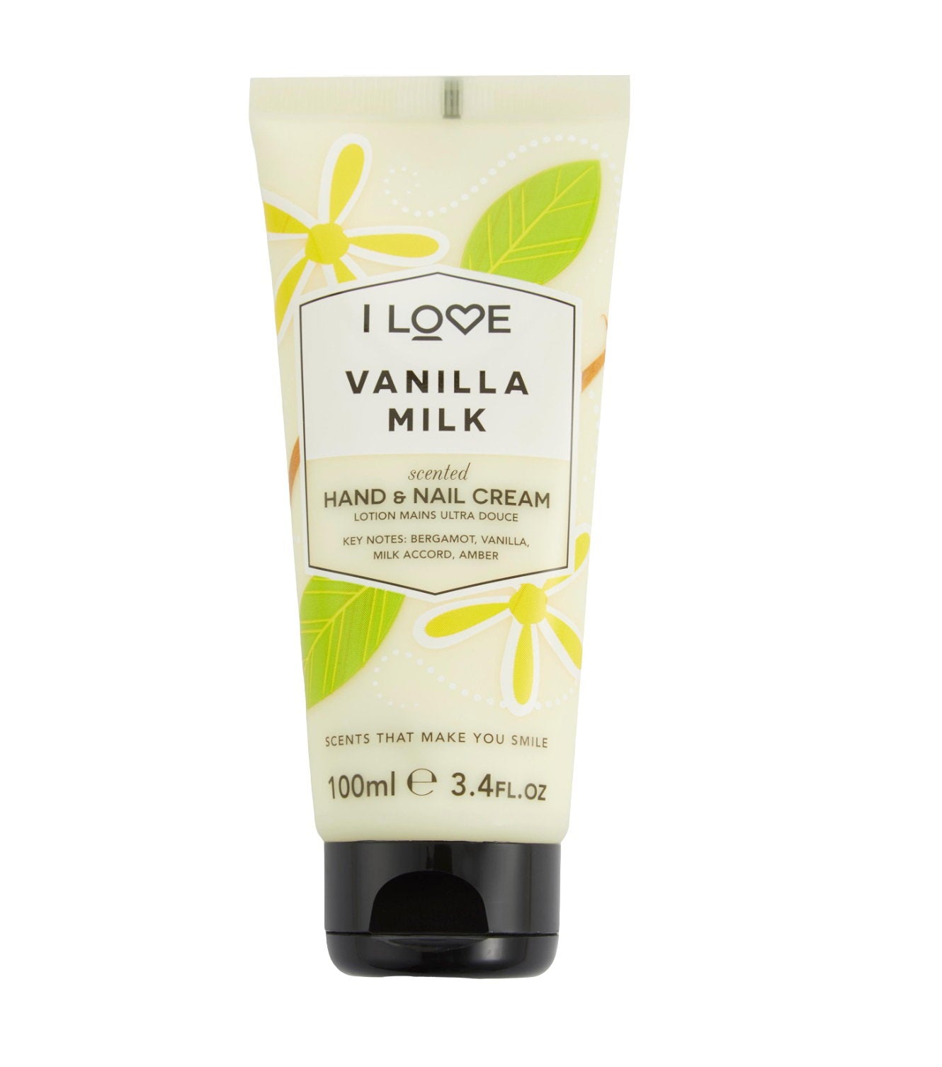 I Love, Signature Collection, Återfuktande, Hand- och nagelkräm, Vaniljmjölk, 100 ml