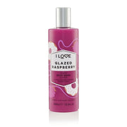 I Love, Signature Collection, Parabenfri, Rengöring, Glaserat hallon, Duschkräm, 360 ml