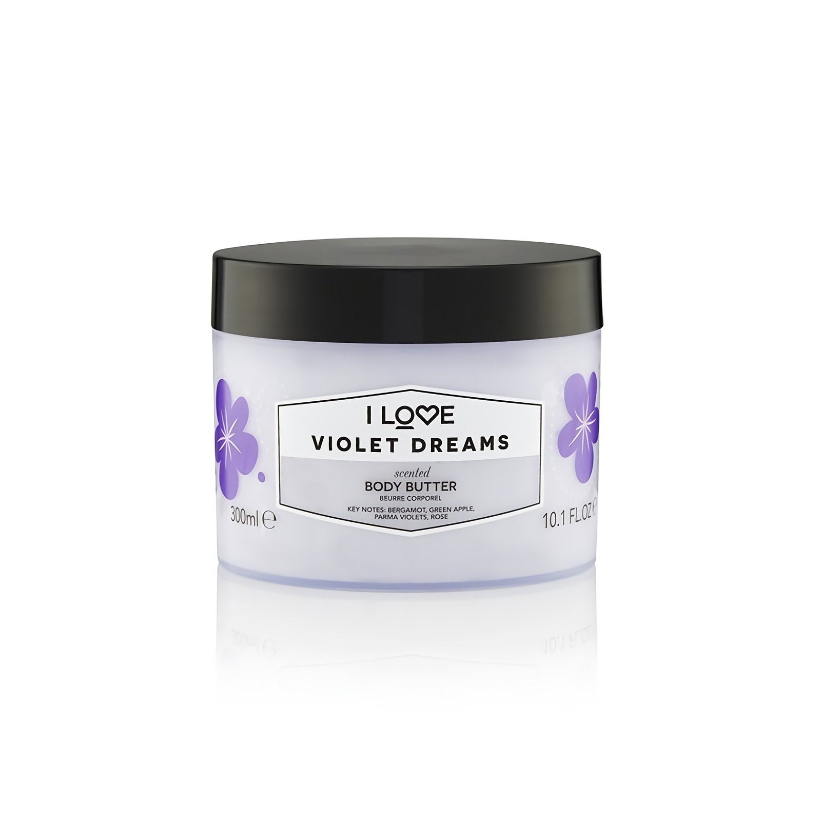 I Love, Signature Collection, Vegan, Återfuktande, Violetta drömmar, Kroppssmör, 330 ml