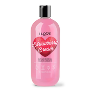 I Love, Strawberries & Cream, Återfuktande, Duschgel, För alla hudtyper, 750 ml