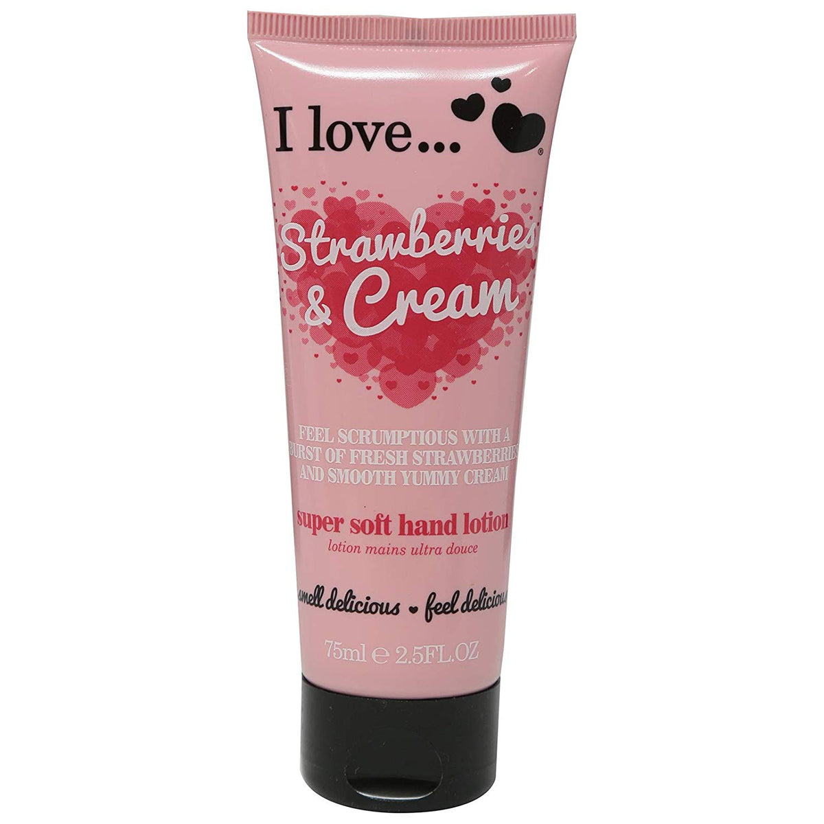 I Love, Originals, Återfuktande, Handlotion, Jordgubbar med grädde, 75 ml