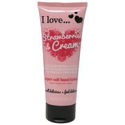I Love, Originals, Återfuktande, Handlotion, Jordgubbar med grädde, 75 ml