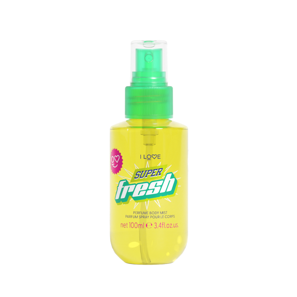 I Love, Super Fresh, Doftspray, För kvinnor, 100 ml
