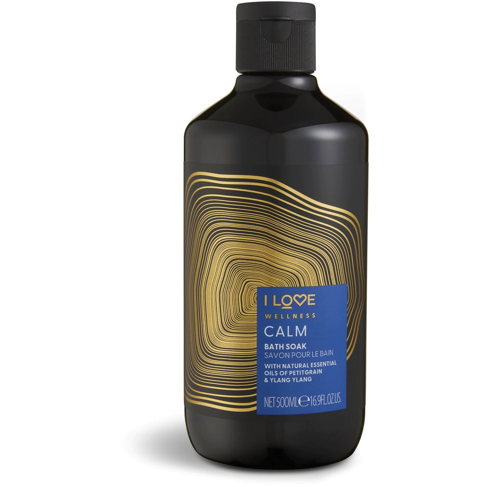 I Love, Wellness Calm, Eteriska oljor, Badtillägg, 500 ml
