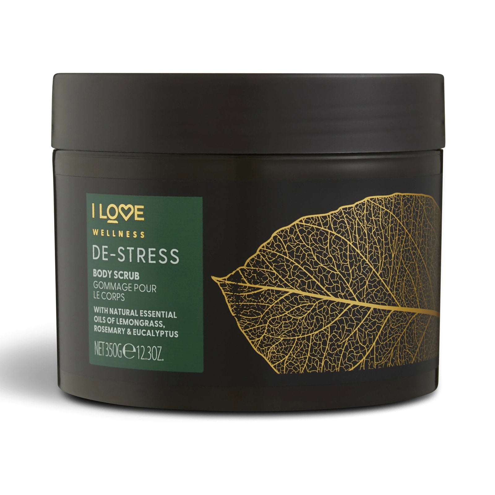 I Love, Wellness De-Stress, Vegan, Exfoliering, Kroppsskrubb, 350 g