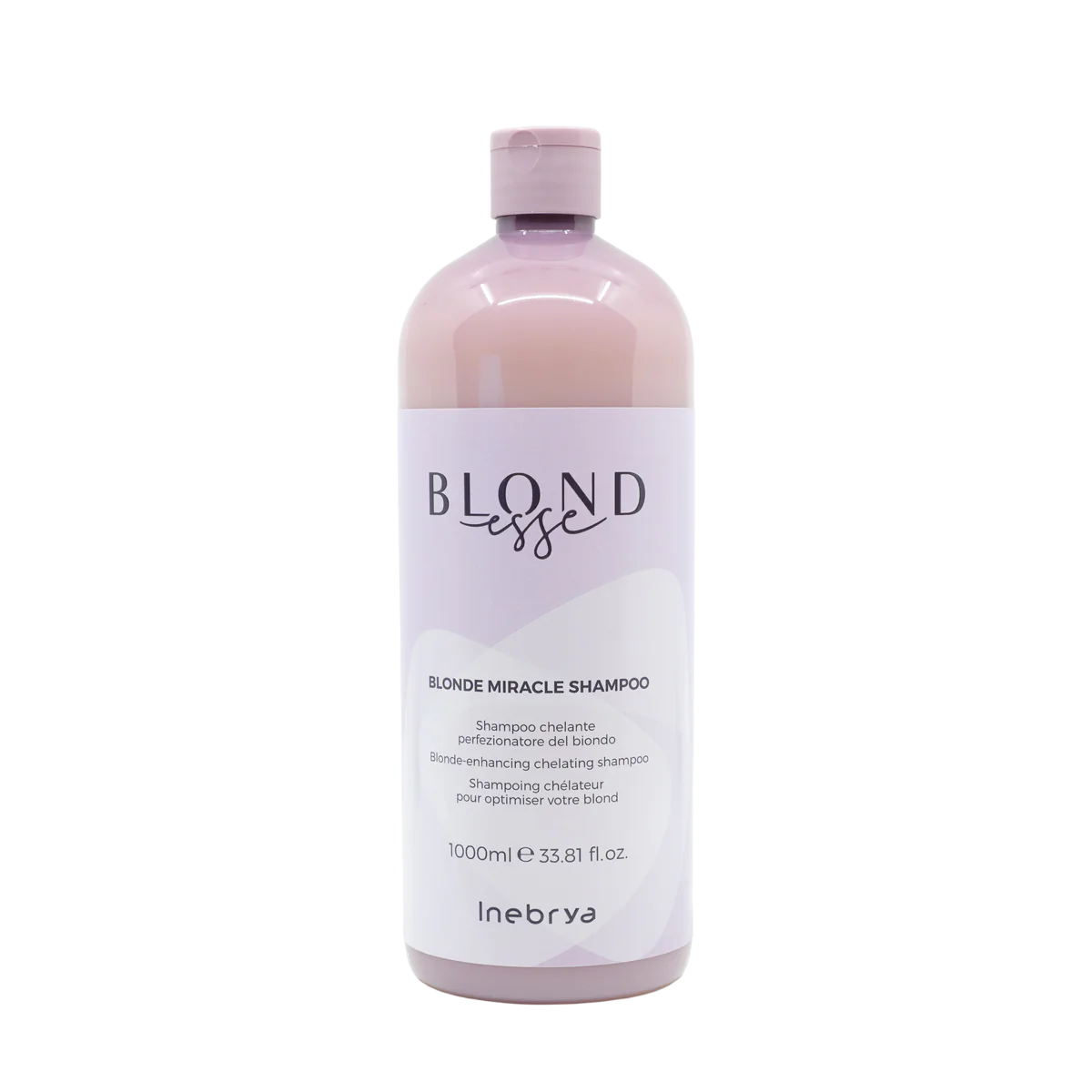 Inebrya, Blonde Miracle, Hårschampo, För neutralisering av gula toner, 1000 ml