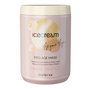 Inebrya, Ice Cream Pro-Age, Arganolja, Hårbehandlingskräm mask, Skinande, 1000 ml