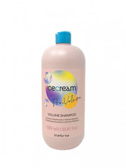 Inebrya, Ice Cream Pro-Volume, Hårschampo, Volymgivande, 1000 ml