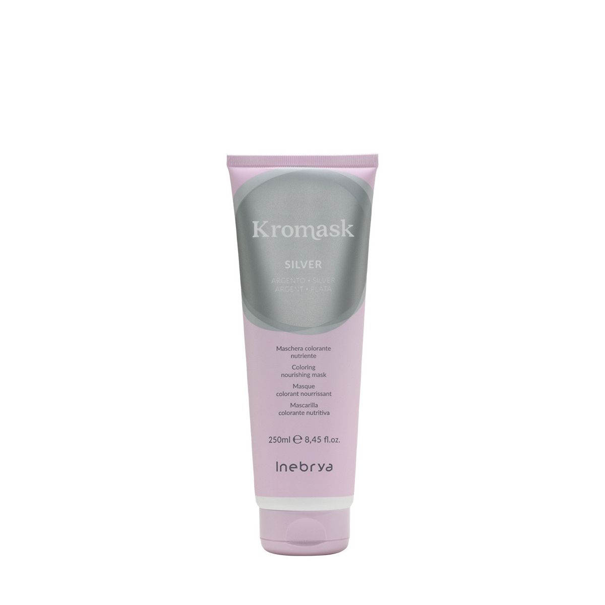 Inebrya, Kromask, Hårfärgningskräm mask, Näringsrik,  Silver, 250 ml