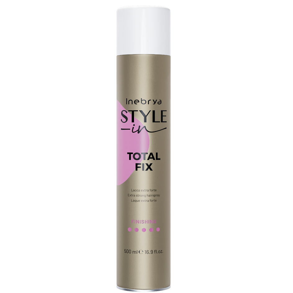 Inebrya, Style-In, Hårspray, För styling, Extra starkt grepp, 500 ml