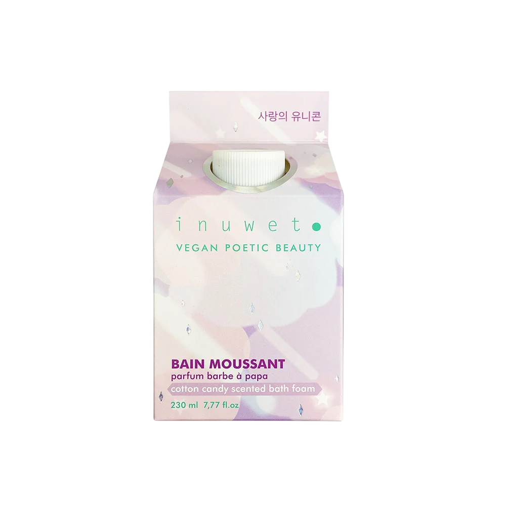 Inuwet, Cotton Candy, Rengöring, Duschmousse, 230 ml