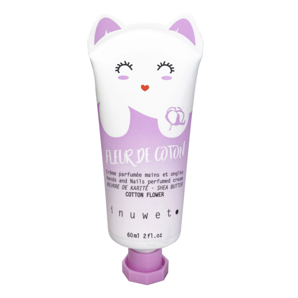 Inuwet, Fleur de Coton, Vegan, Nourishing & Softening, Hand- och nagelkräm, Blommig, 60 ml