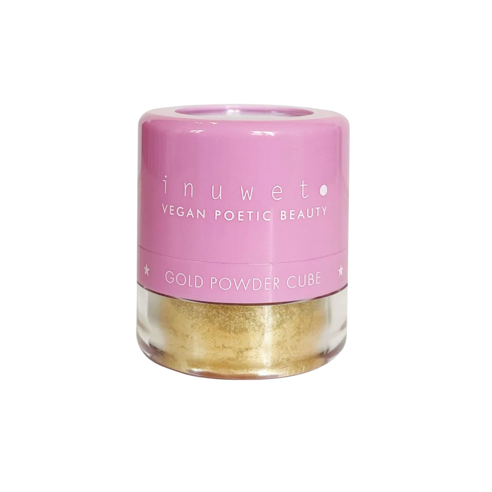Inuwet, Gold Powder Cube, Vegan, Glow & Illuminating, Löst highlighterpuder, 3.5 g