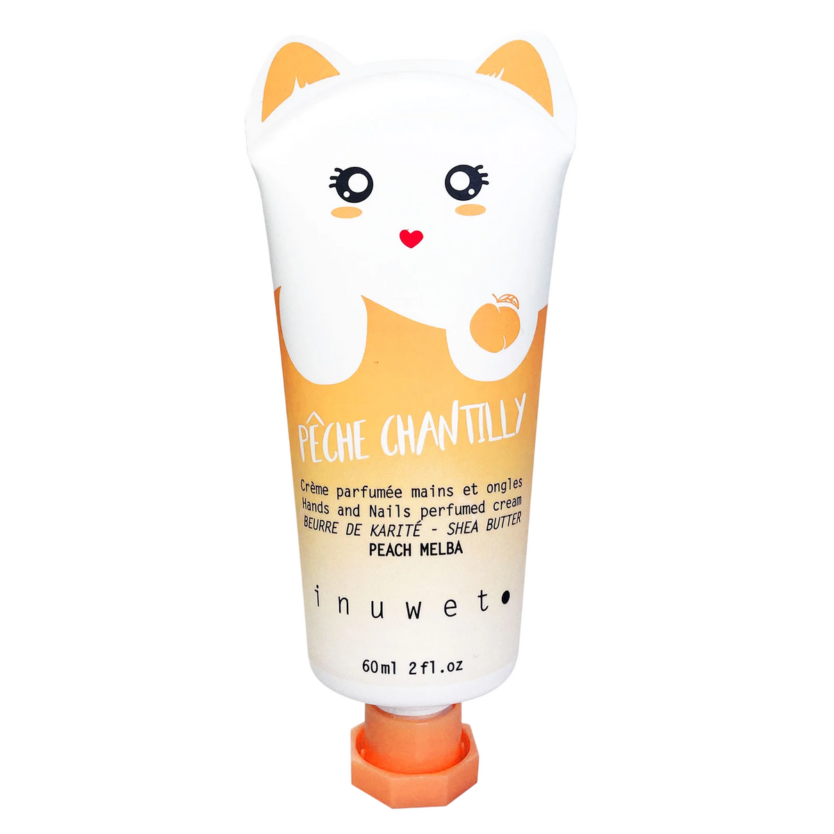 Inuwet, Peach Malba, Vegan, Moisturising & Softening, Handkräm, Fruktig, 60 ml