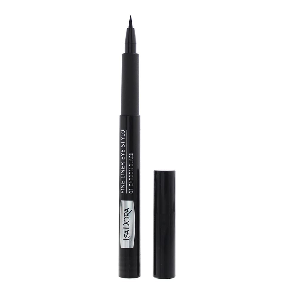 IsaDora, Fine Liner, Indragningsbar, Gelögonpenna, 01, Sot, 1.1 ml