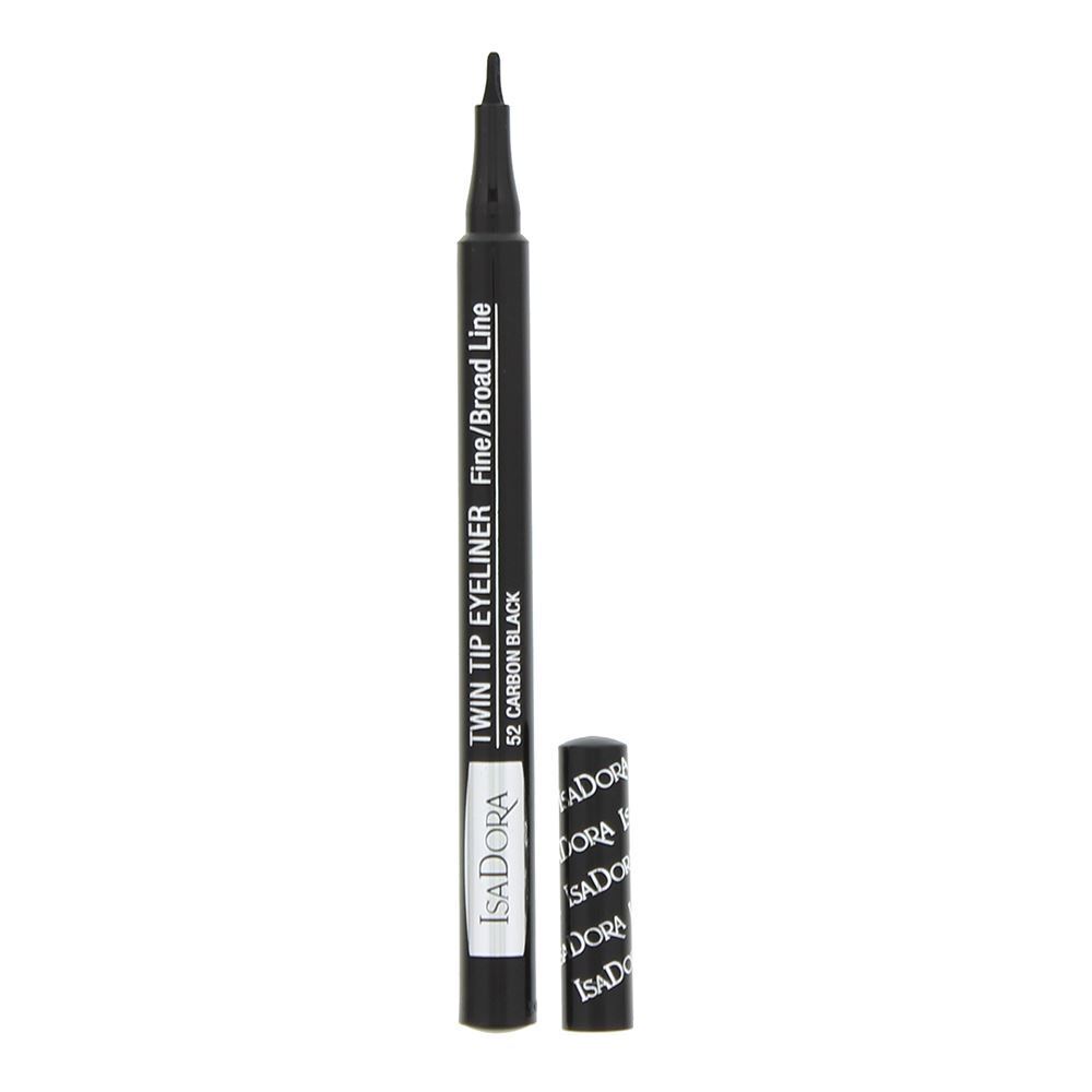 IsaDora, Twin Tip, Flytande eyeliner, 52, Sot, 1 ml