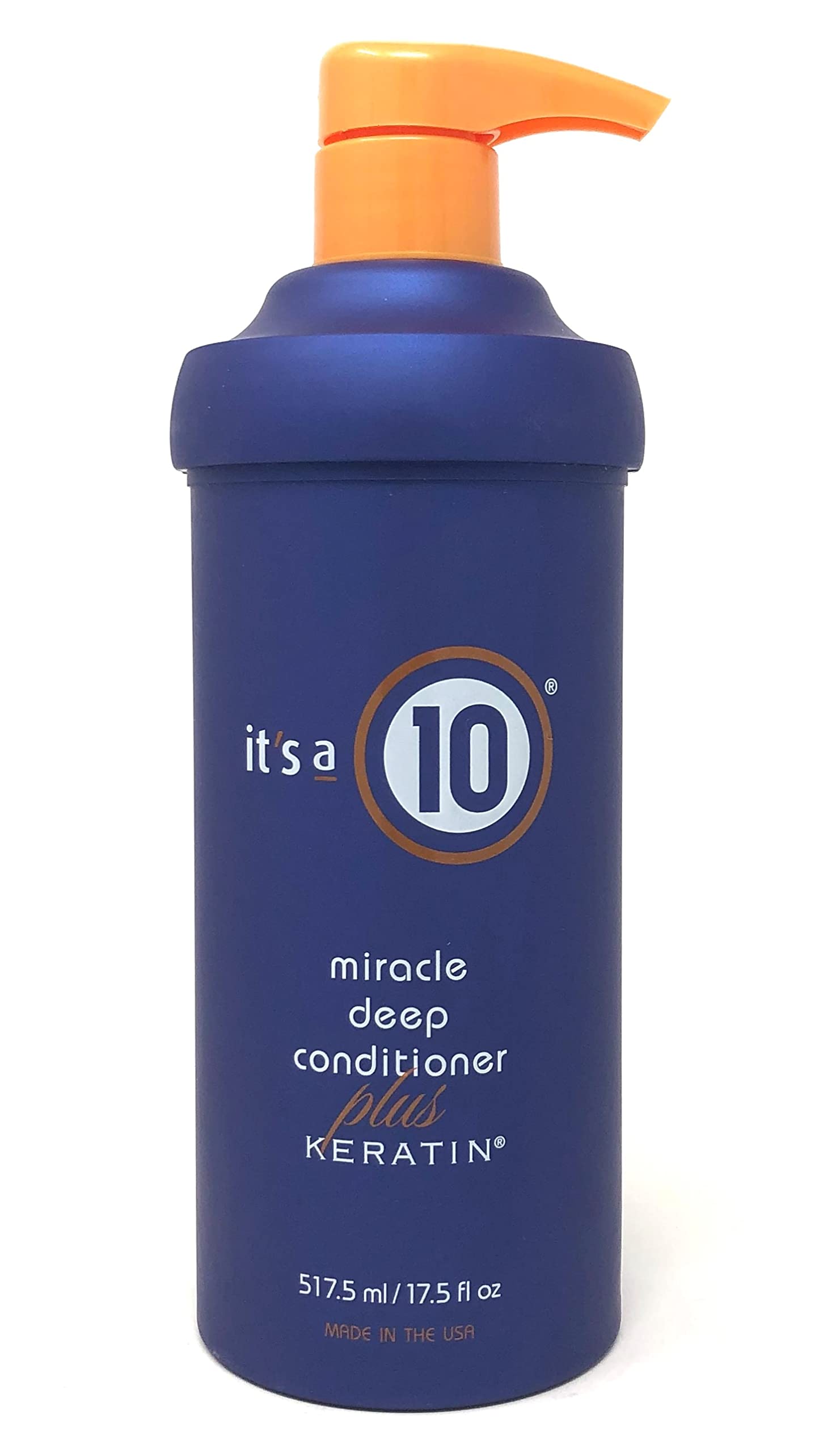 It's a 10, Miracle Deep Plus Keratin, Hårbalsam, För reparation, 517.5 ml