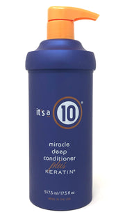 It's a 10, Miracle Deep Plus Keratin, Hårbalsam, För reparation, 517.5 ml