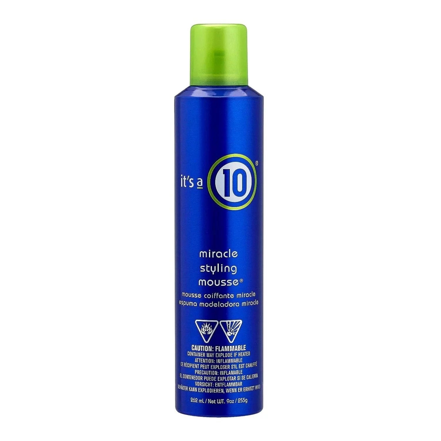 It's a 10, Miracle, Hårstylingsskum, För volym, Medium stadga, 262 ml