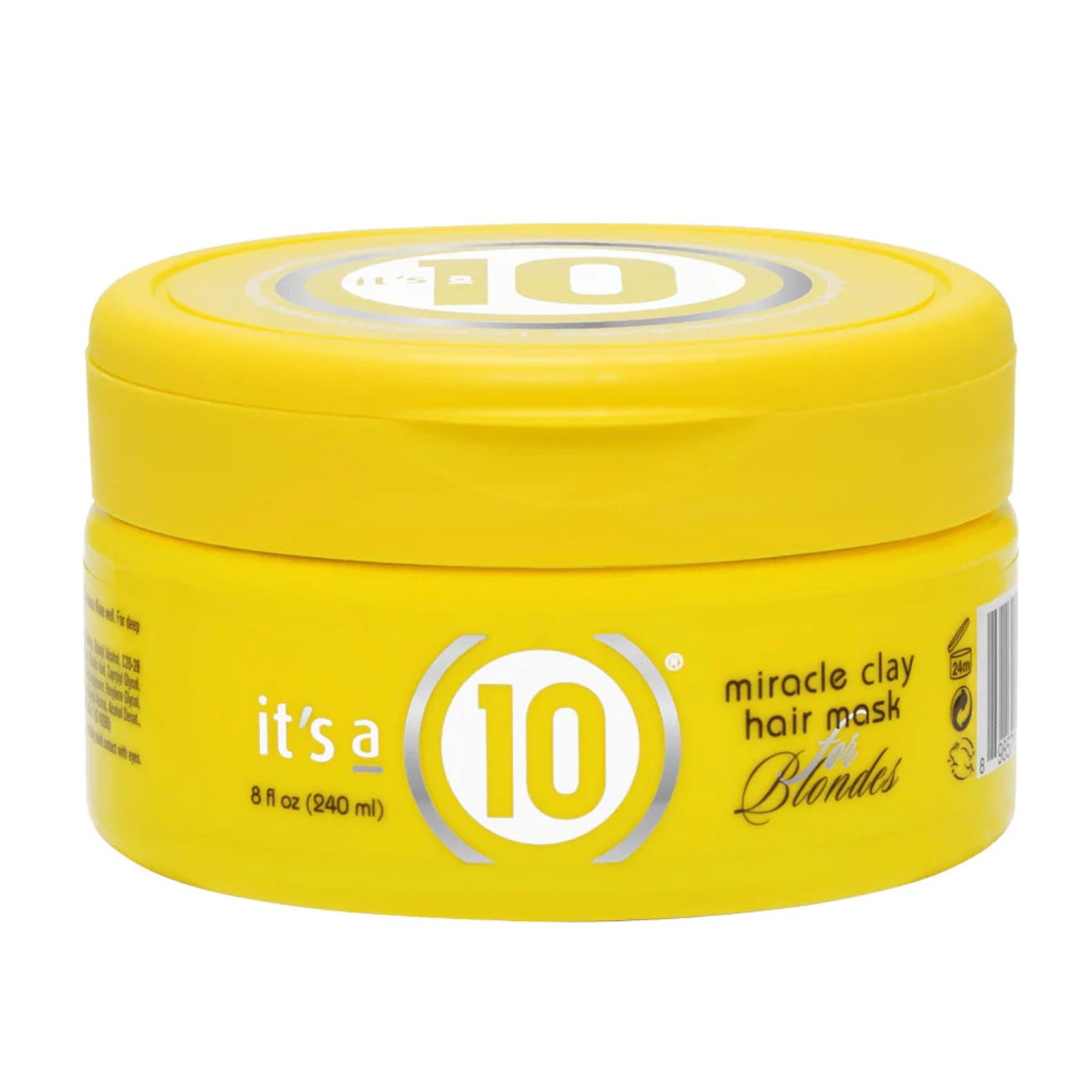 It's a 10, Miracle, Hårbehandling lermask, För skydd och stabilitet, 240 ml