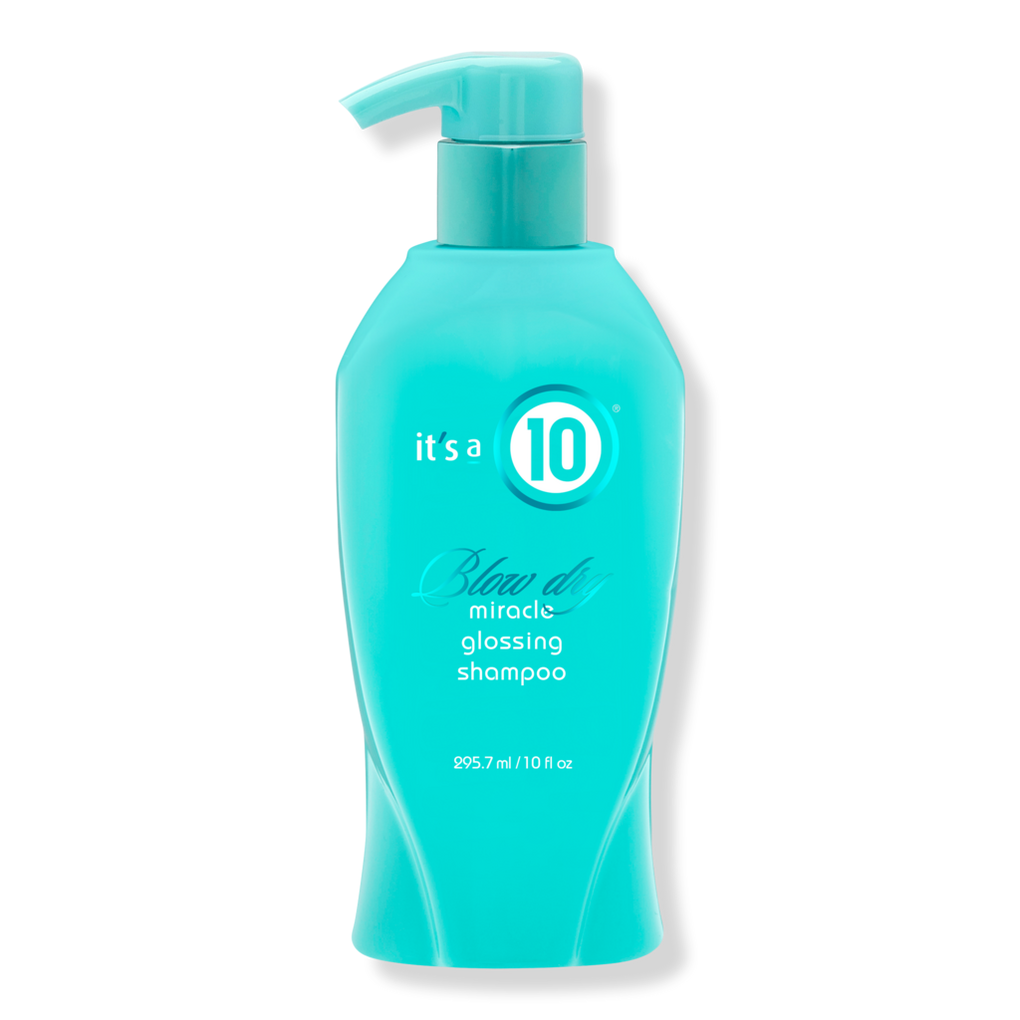 It's a 10, Miracle Blow Dry Glossing, Hårschampo, För återfuktning/utredning och glans, 295.7 ml