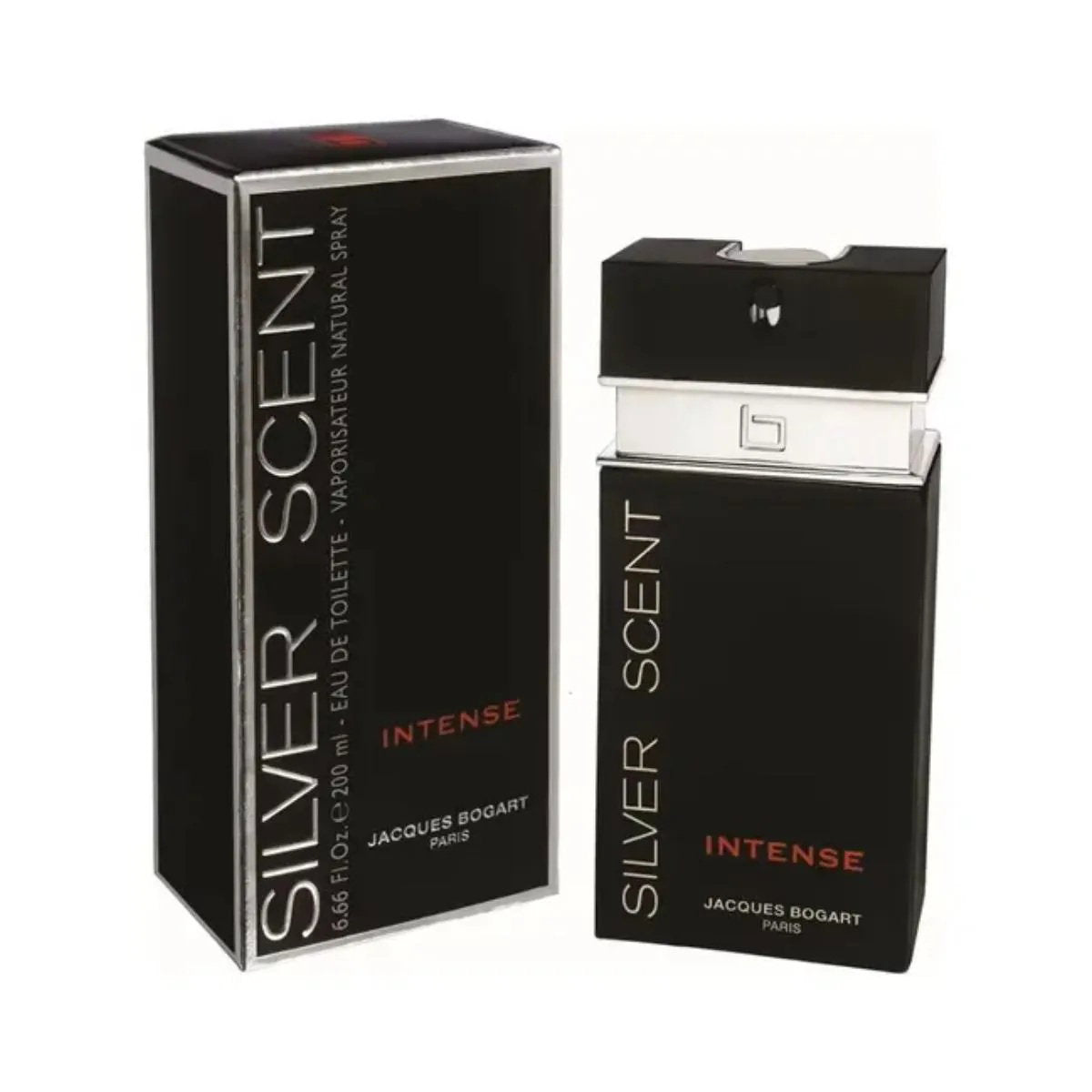 Jacques Bogart, Silver Scent Intense, Eau de Toilette, För män, 200 ml