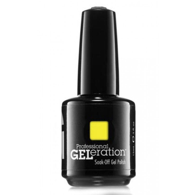 Jessica, GELeration Colours, Semi-permanent nagellack, GEL-788, Gul blixt, 15 ml