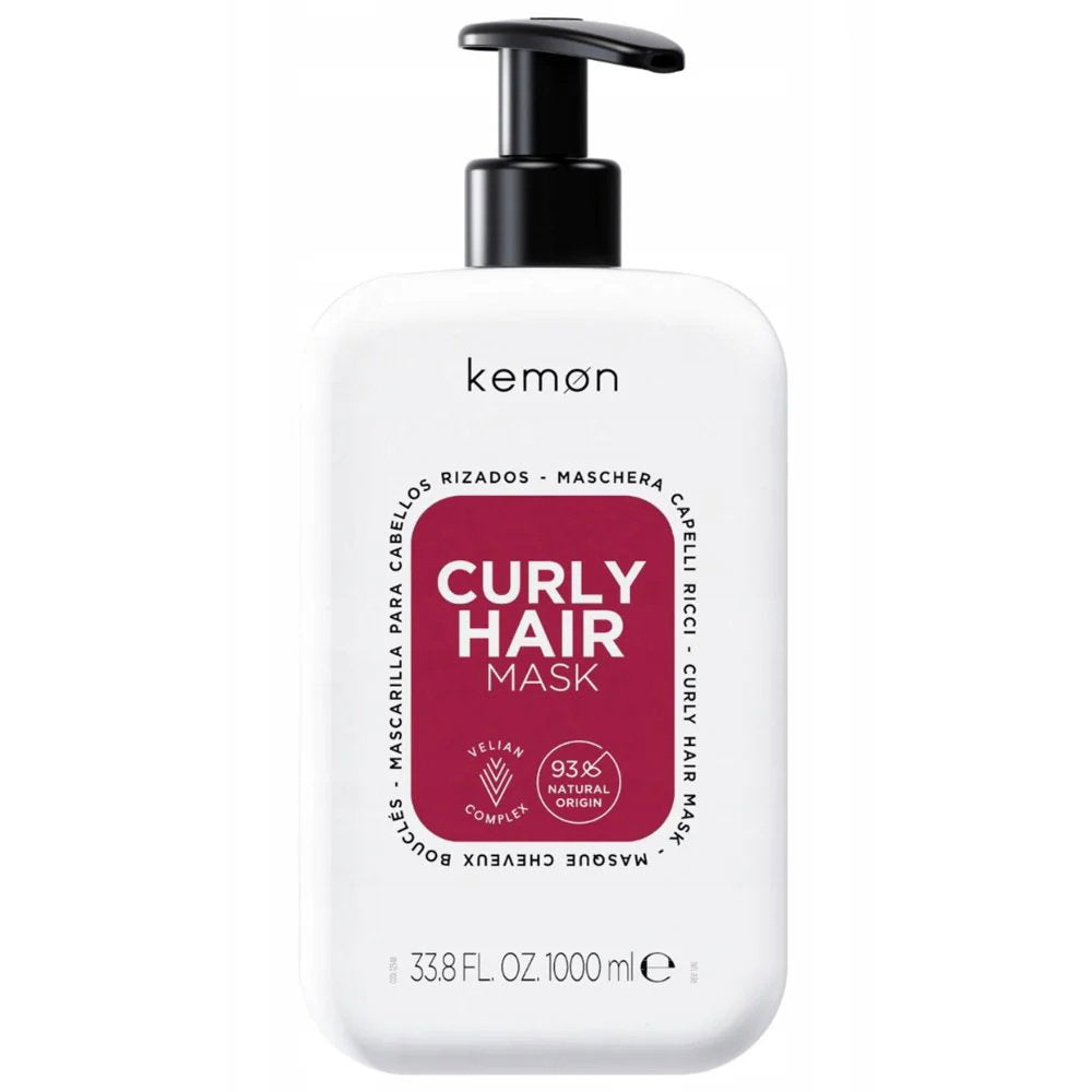 Kemon, Curly Hair, Hårbehandlingskräm mask, 1000 ml