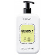 Kemon, Energy, Hårschampo, Revitalisering, 1000 ml