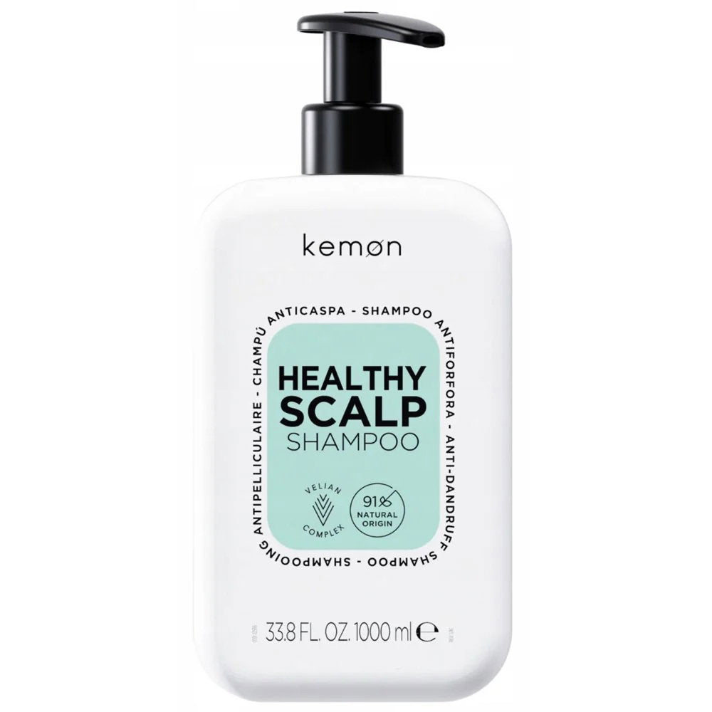 Kemon, Healthy Scalp, Hårbehandlingsschampo, Mot mjäll, För alla hårtyper, 1000 ml