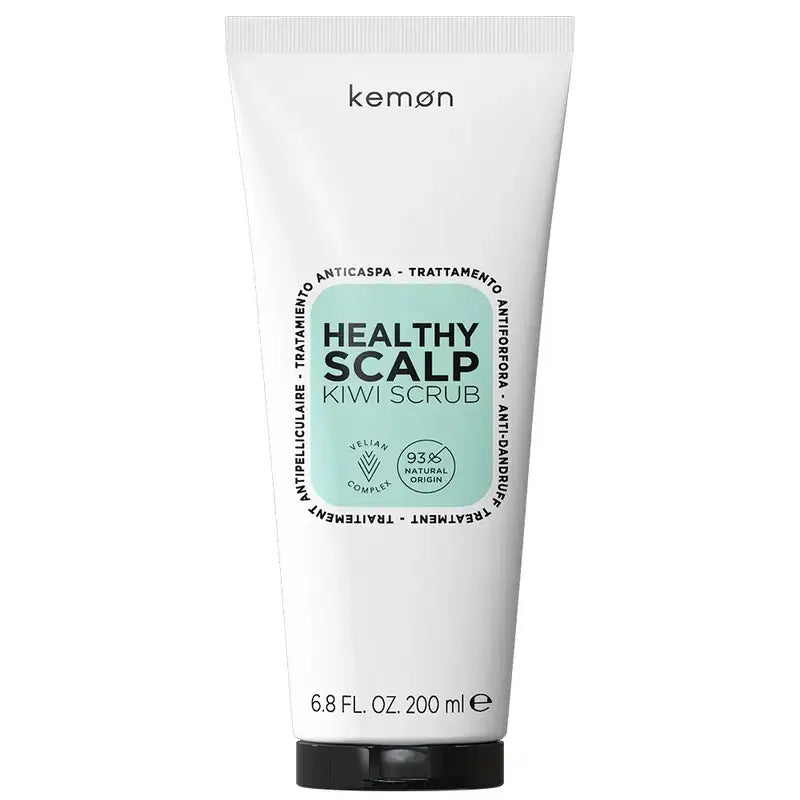 Kemon, Healthy Scalp Kiwi Scrub, Hårskrubb behandling, Mot mjäll, 200 ml