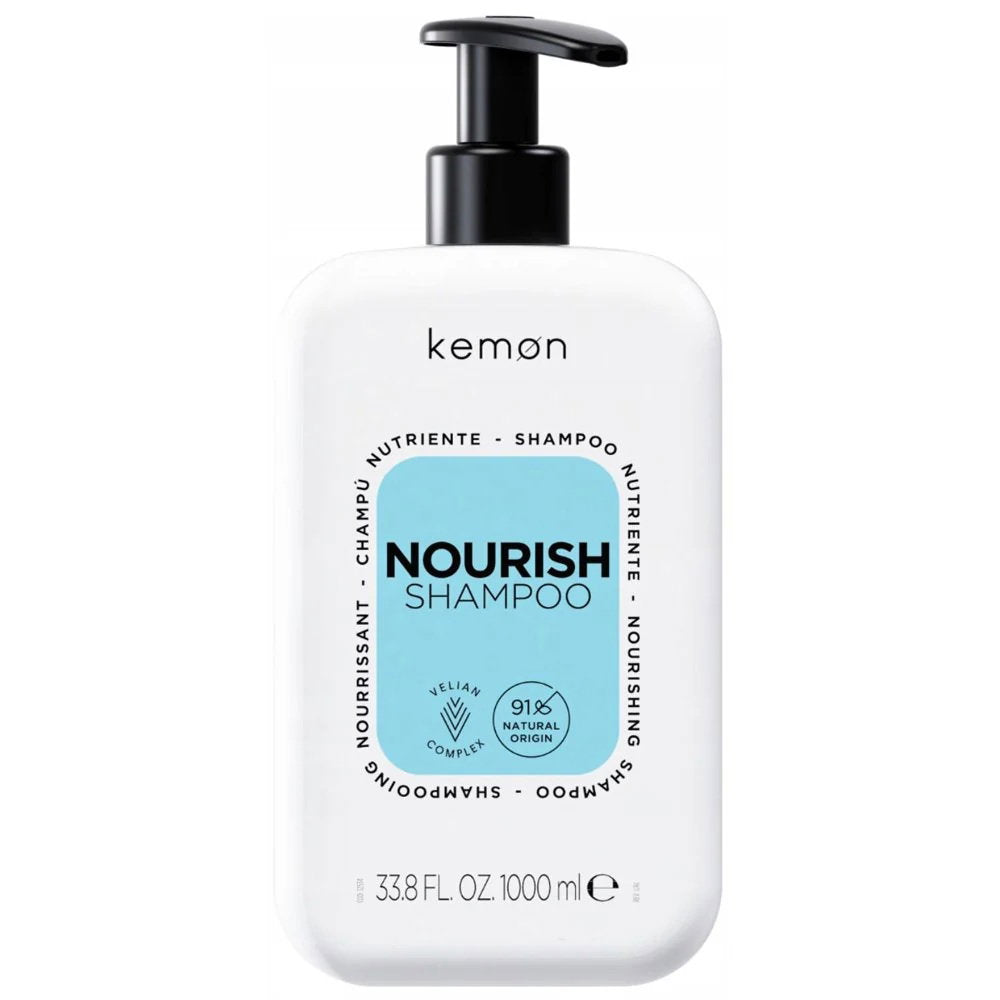 Kemon, Nourish Nourishing, Hårschampo, Återfuktande, 1000 ml