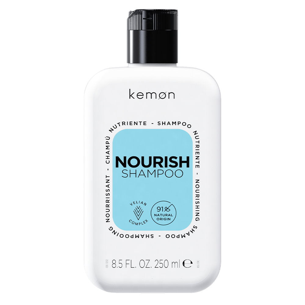 Kemon, Nourish Nourishing, Hårbehandlingsschampo, Torr, 250 ml