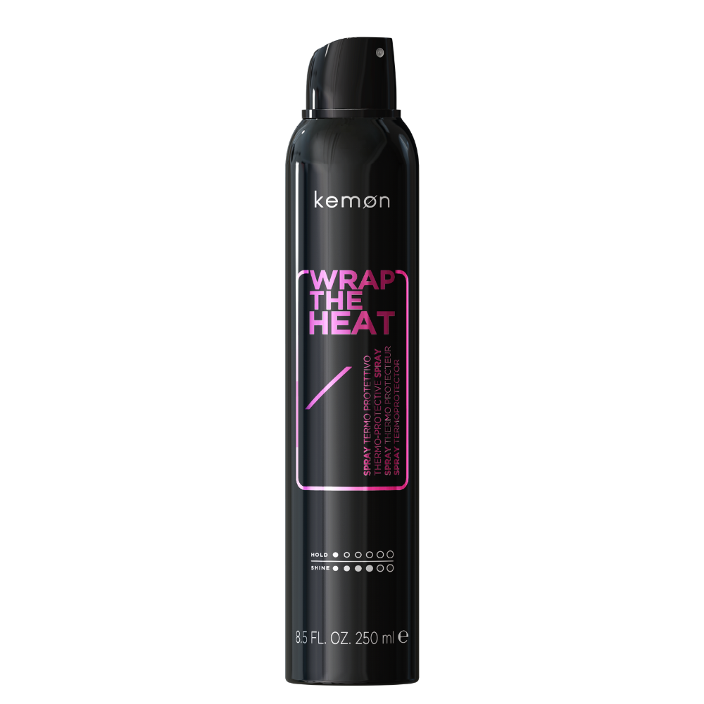 Kemon, Styling Wrap The Heat, Hårspray, För värmeskydd, 250 ml