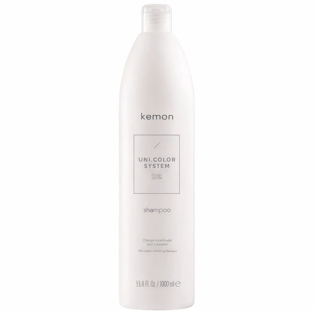 Kemon, Uni. Color System, Hårbehandlingsschampo, Skina, För färgat hår, 1000 ml