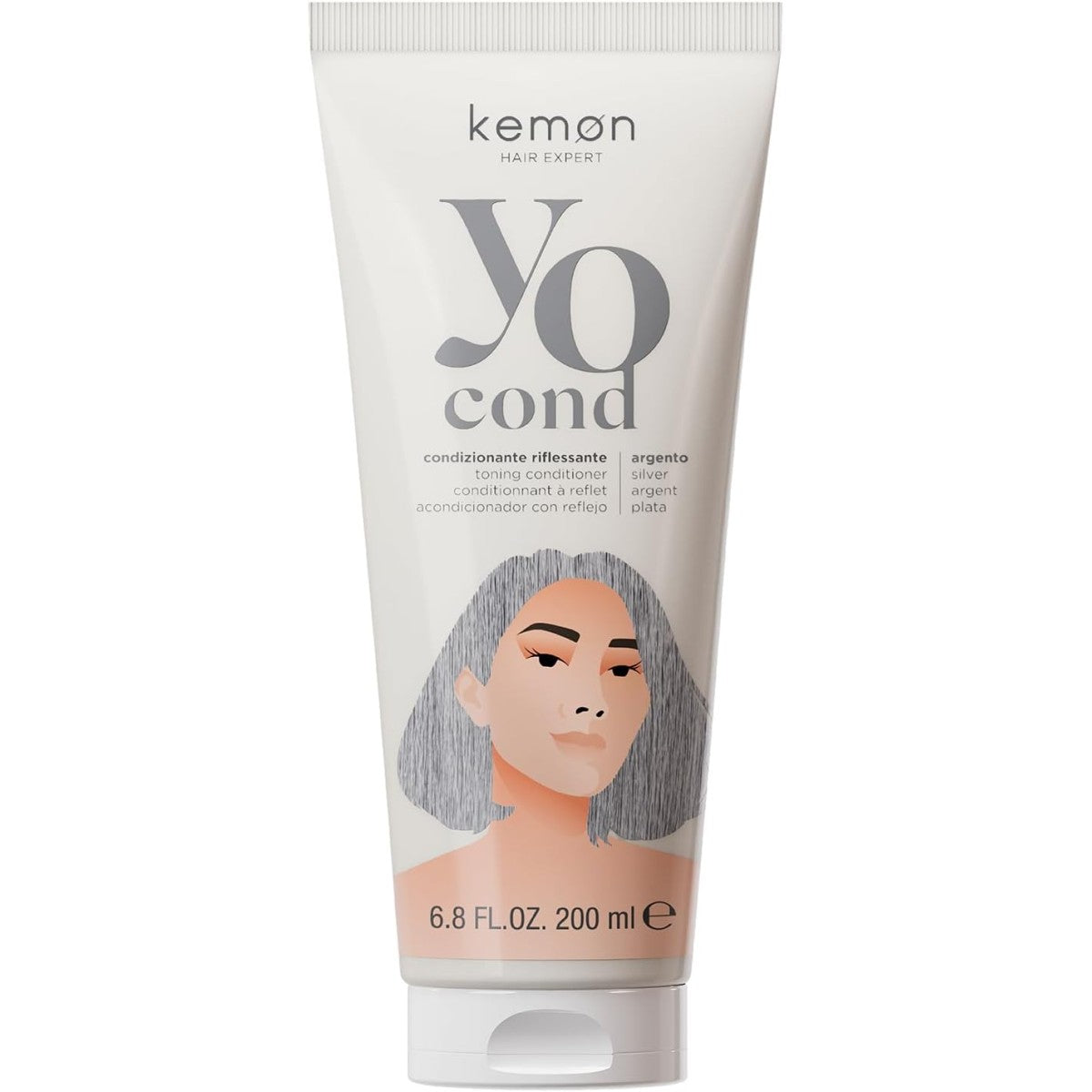 Kemon, Yo Argento Coloring, Hårfärgsbalsam, 200 ml