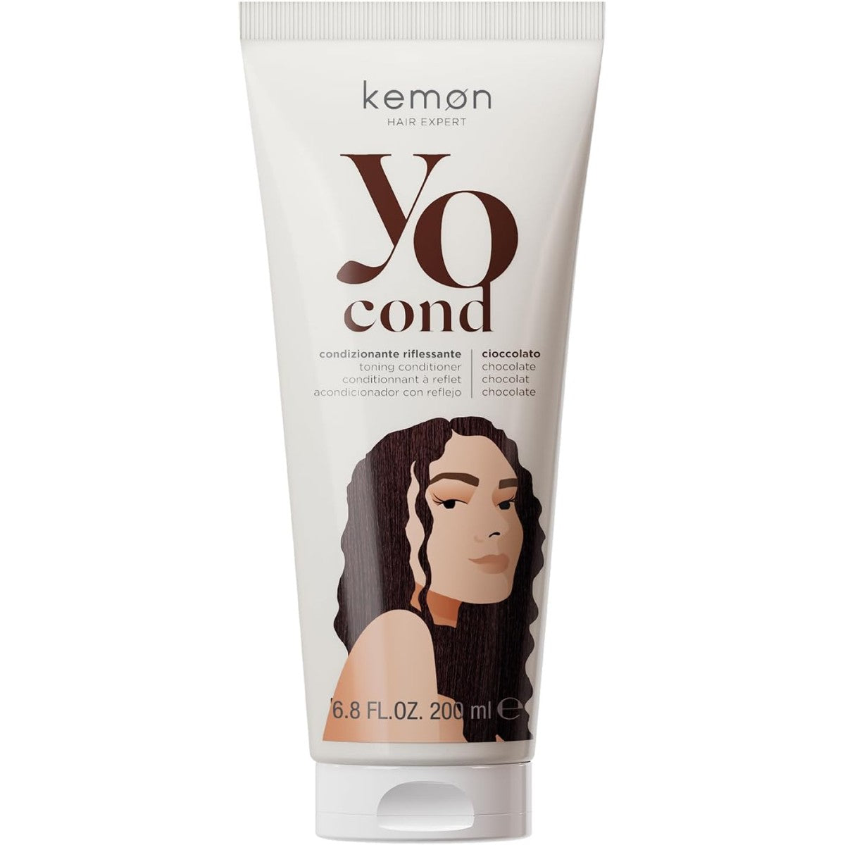 Kemon, Yo Cioccolato Coloring, Hårfärgsbalsam, 200 ml